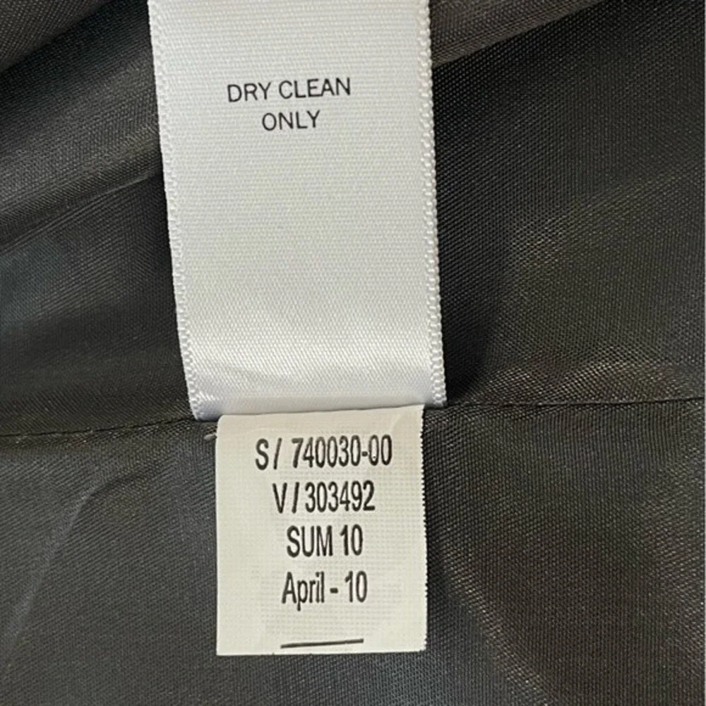 Banana‎ Republic Blazer Jacket Size 46L Gray Blue Pinstripe